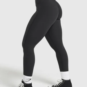 Sale Gymshark Lifting Dipped Waistband Leggings Black