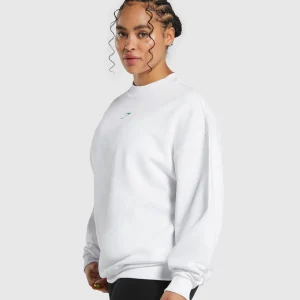 Discount Gymshark Lifting Essential Sweater White