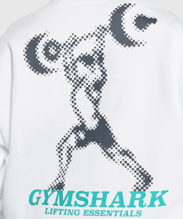 Discount Gymshark Lifting Essential Sweater White