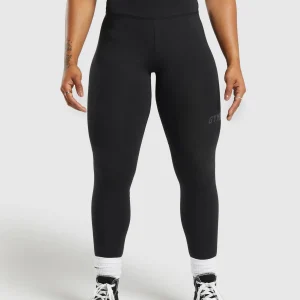 Outlet Gymshark Lifting Logo Leggings Black