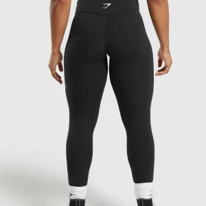 Outlet Gymshark Lifting Logo Leggings Black