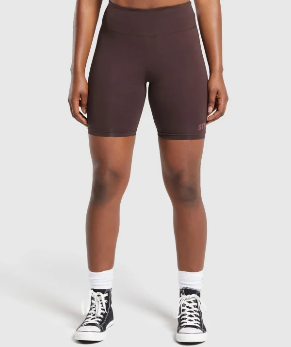 Hot Gymshark Lifting Logo Shorts HeritageBrown