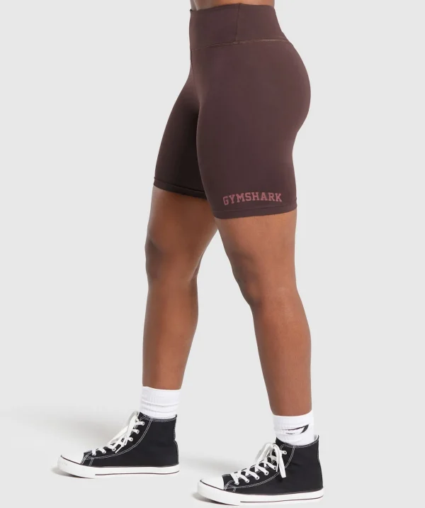 Hot Gymshark Lifting Logo Shorts HeritageBrown