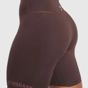 Hot Gymshark Lifting Logo Shorts HeritageBrown