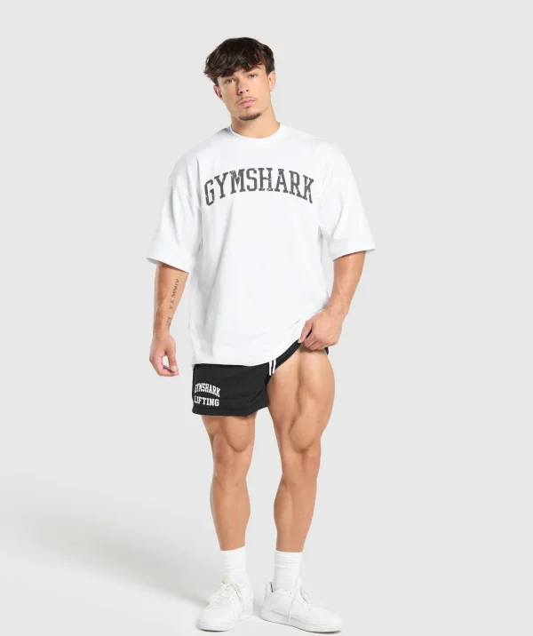 Best Gymshark Lifting Mesh 5" Shorts Black