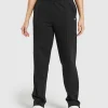 Hot Gymshark Lifting Straight Leg Joggers Black