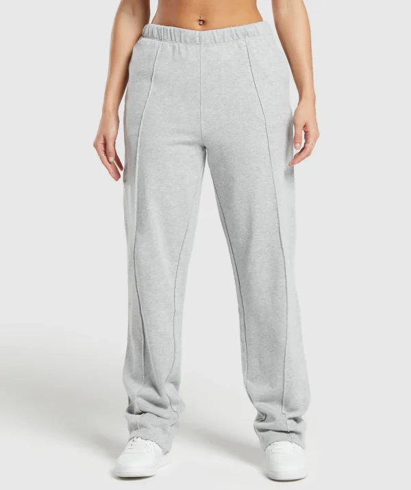 Outlet Gymshark Lifting Straight Leg Joggers LightGreyCoreMarl