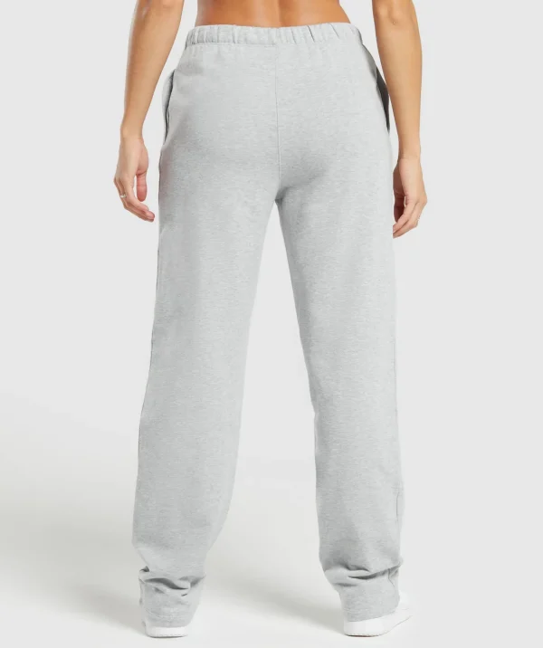 Outlet Gymshark Lifting Straight Leg Joggers LightGreyCoreMarl