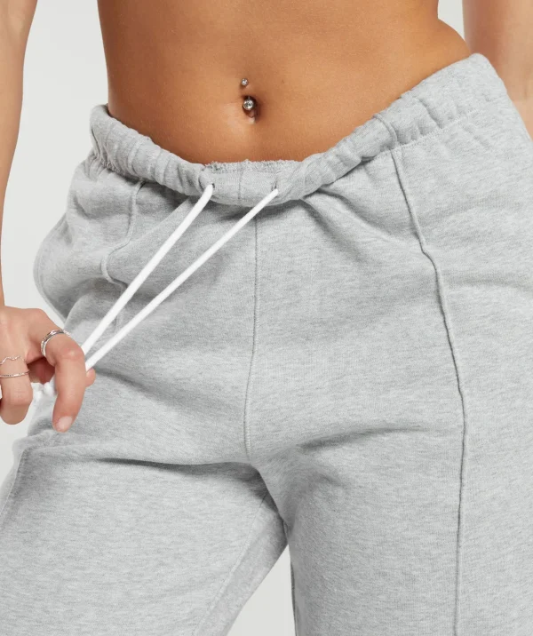 Outlet Gymshark Lifting Straight Leg Joggers LightGreyCoreMarl