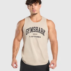 Discount Gymshark 2012 Lifting Tank PebbleGrey