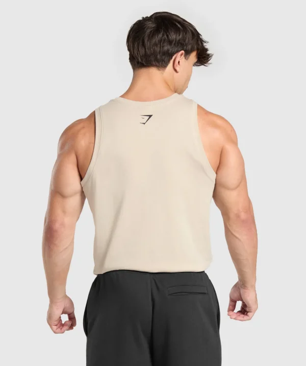 Discount Gymshark 2012 Lifting Tank PebbleGrey