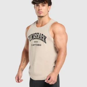 Discount Gymshark 2012 Lifting Tank PebbleGrey