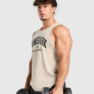 Discount Gymshark 2012 Lifting Tank PebbleGrey