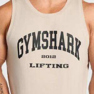 Discount Gymshark 2012 Lifting Tank PebbleGrey