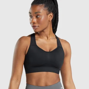 Online Gymshark Lightweight High Support Sports Bra Black