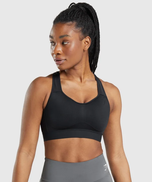 Online Gymshark Lightweight High Support Sports Bra Black