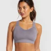 Discount Gymshark Lightweight High Support Sports Bra FogPurple