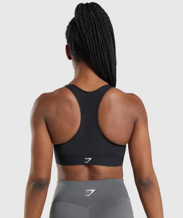 Online Gymshark Lightweight High Support Sports Bra Black