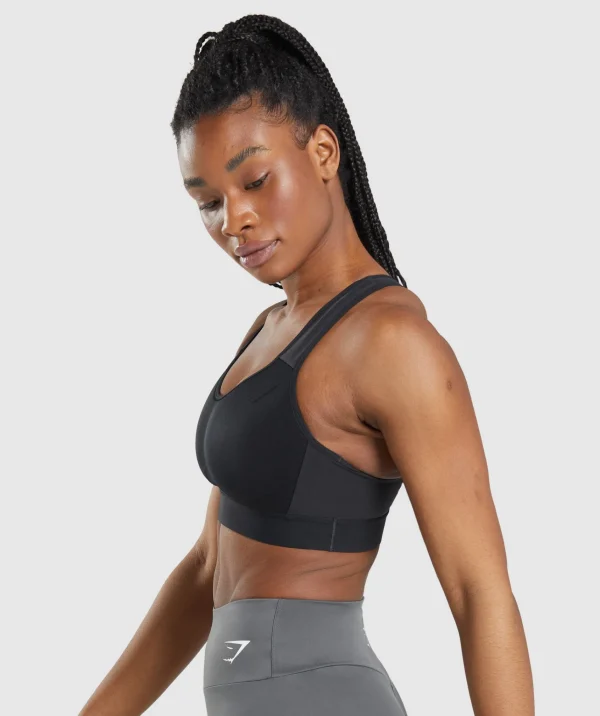 Online Gymshark Lightweight High Support Sports Bra Black