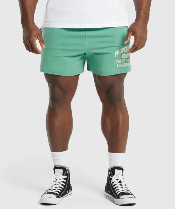 Outlet Gymshark Lightweight Jersey Shorts LagoonGreen