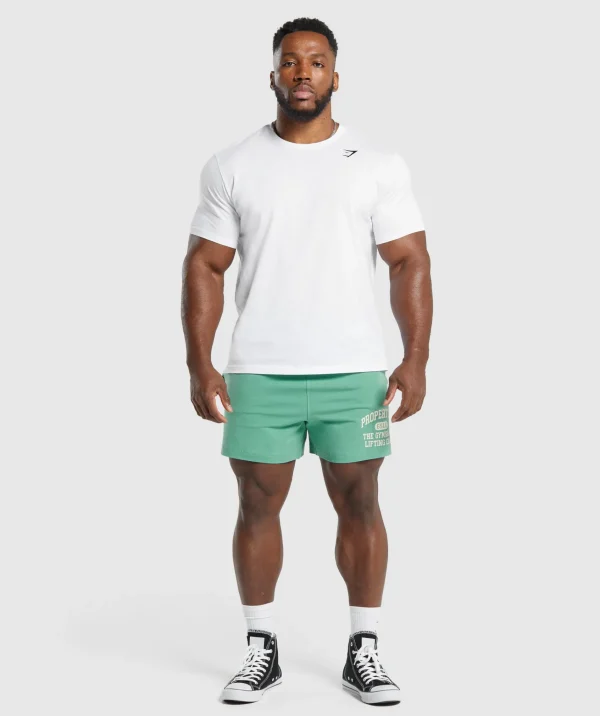 Outlet Gymshark Lightweight Jersey Shorts LagoonGreen