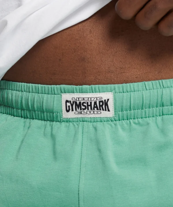 Outlet Gymshark Lightweight Jersey Shorts LagoonGreen