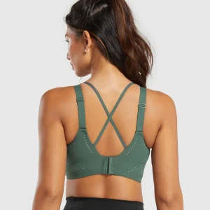 Online Gymshark Longline Crossback Sports Bra SlateTeal