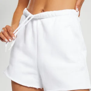 New Gymshark Loopback Sweat Shorts White