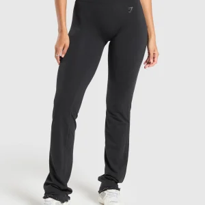 New Gymshark Luxe Seamless Flare Leggings CoalMarl