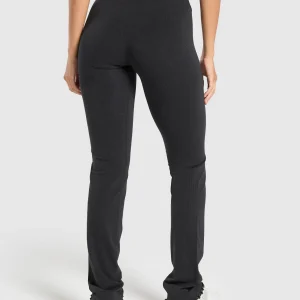 New Gymshark Luxe Seamless Flare Leggings CoalMarl