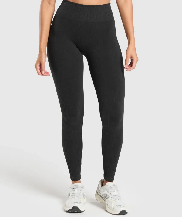 Clearance Gymshark Luxe Seamless Leggings CoalMarl