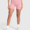 New Gymshark Luxe Seamless Shorts CosyPinkMarl