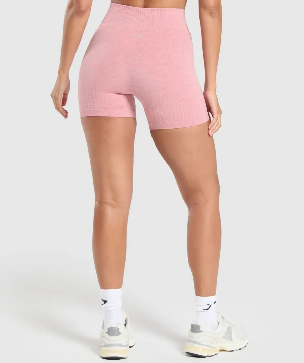 New Gymshark Luxe Seamless Shorts CosyPinkMarl