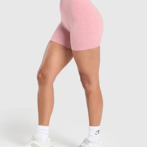 New Gymshark Luxe Seamless Shorts CosyPinkMarl