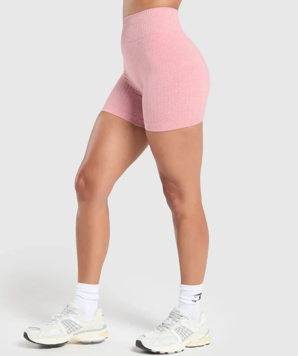 New Gymshark Luxe Seamless Shorts CosyPinkMarl