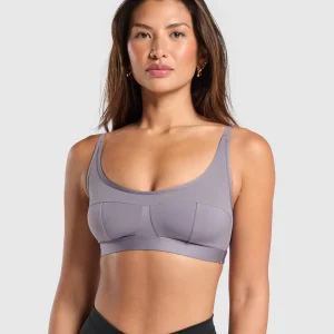 New Gymshark Mesh Sports Bra FogPurple