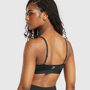 New Gymshark Mesh Sports Bra Black