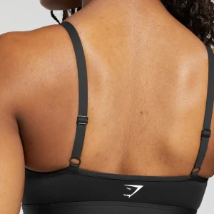 New Gymshark Mesh Sports Bra Black