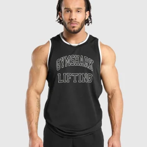 Hot Gymshark Mesh Tank Black