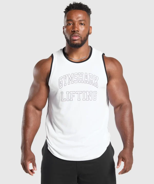 New Gymshark Mesh Tank White