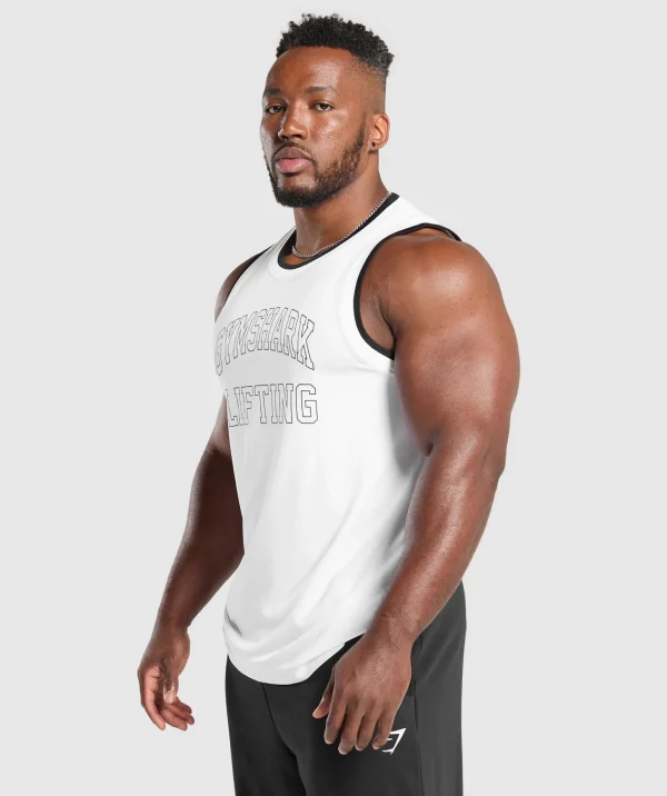 New Gymshark Mesh Tank White