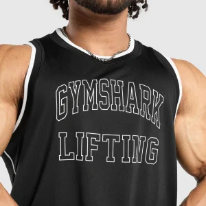 Hot Gymshark Mesh Tank Black