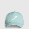 Clearance Gymshark Mesh Trucker FreshBlue