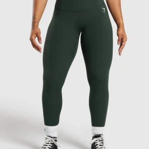 Sale Gymshark Mesh Waistband Leggings VictoryGreen