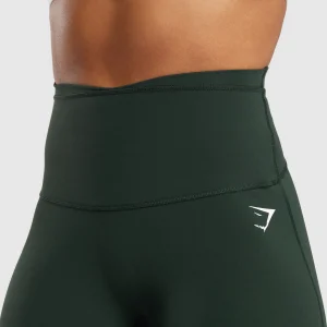 Sale Gymshark Mesh Waistband Leggings VictoryGreen