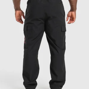 Fashion Gymshark Metal Lifting Cargo Pants Black