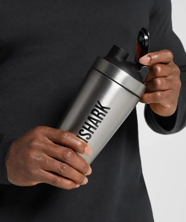 Sale Gymshark Metal Shaker SteelGrey