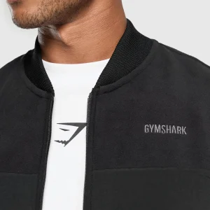 Outlet Gymshark Micro Fleece Gilet Black