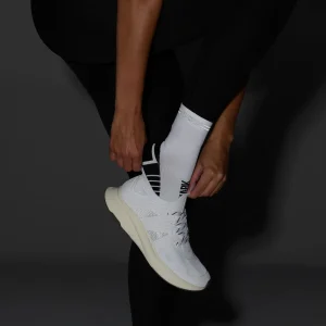 Outlet Gymshark Mid Running Socks White/Black