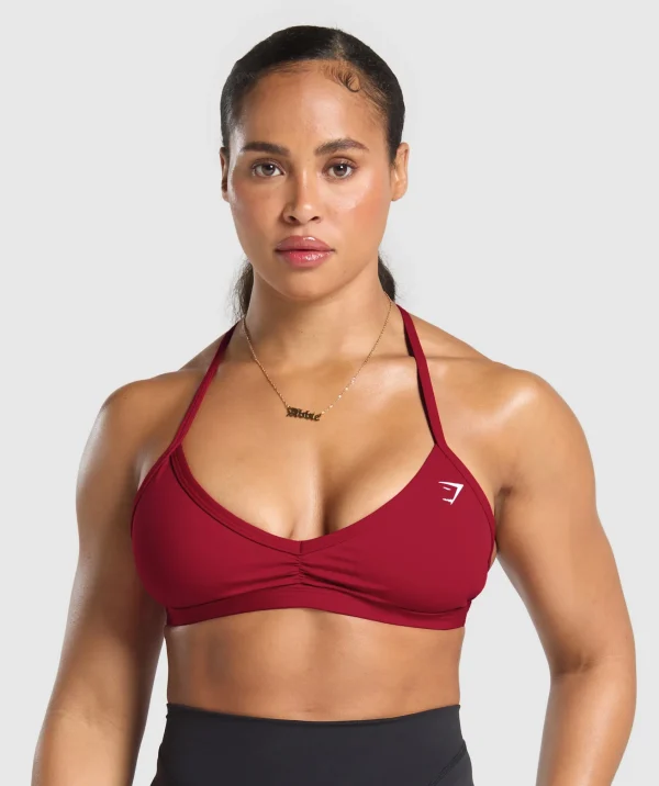 Fashion Gymshark Minimal Sports Bra RepsRed